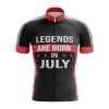 Legends are Born in July Cycling Jersey