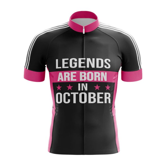 Legends are Born in October Cycling Kit - Image 3