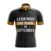 Legends are Born in September Cycling Jersey