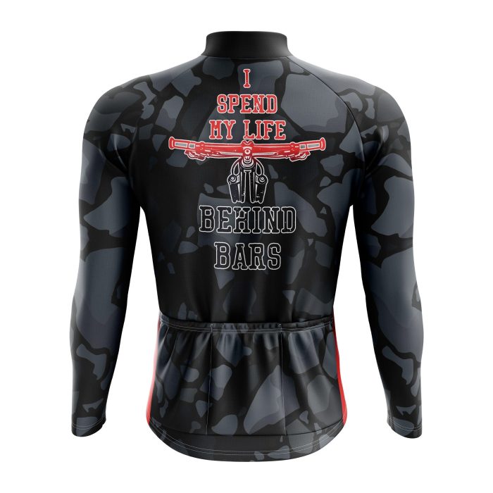 Life Behind Bars Long Sleeve Cycling Jersey - Image 2