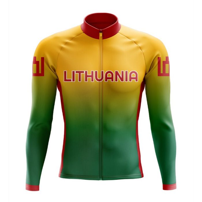 Lithuania Long Sleeve Cycling Jersey
