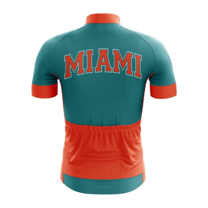 Miami Football Cycling Jersey - Image 2