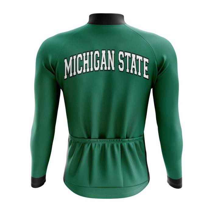 Michigan State Long Sleeve Cycling Jersey - Image 2