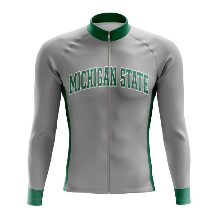 Michigan State Long Sleeve Cycling Jersey - Image 3