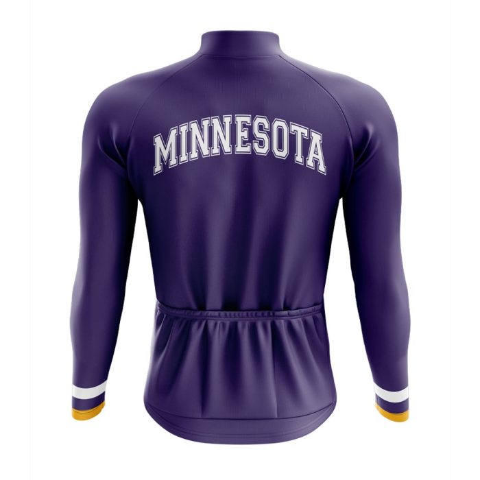 Minnesota Football Long Sleeve Cycling Jersey - Image 2