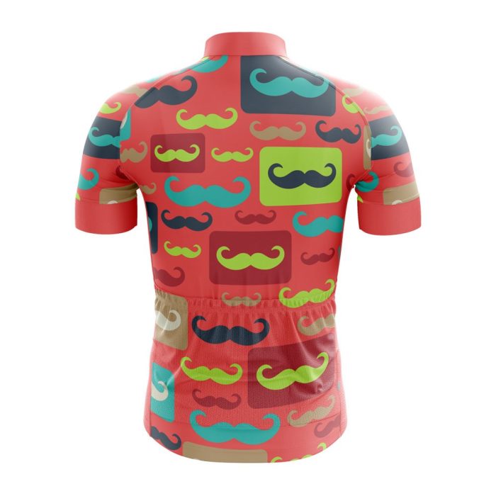 Moustache Pattern Bicycle Jersey - Image 2