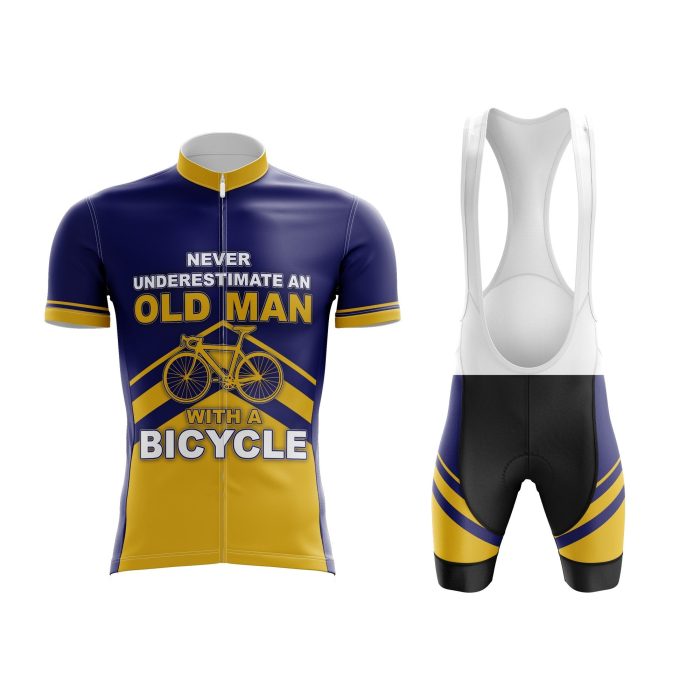 Never Underestimate An Old Man With A Bike Cycling Set