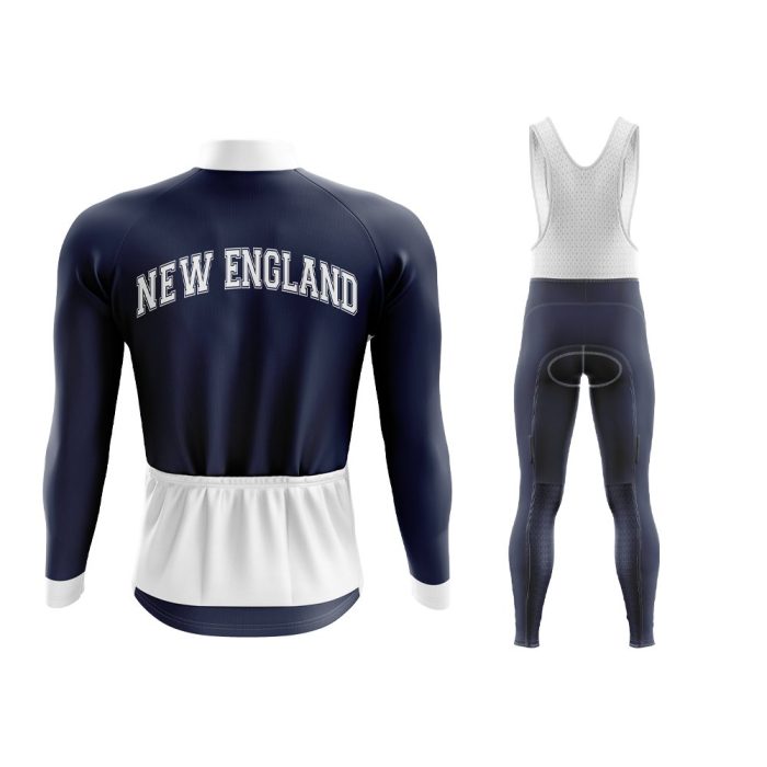 New England Football Long Sleeve Cycling Jersey & Pants - Image 2