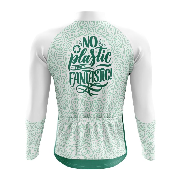 No Plastic Long Sleeve Cycling Jersey - Image 2
