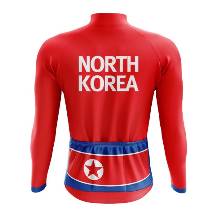 North Korea Long Sleeve Cycling Jersey - Image 2