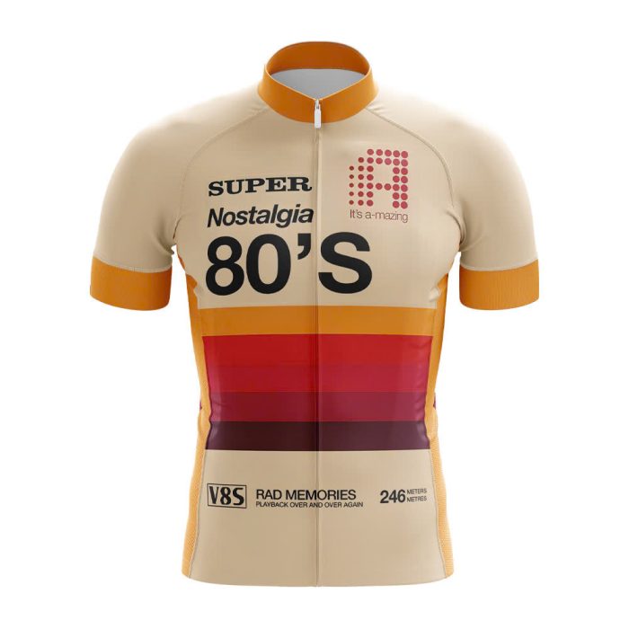 Nostalgia 80s Cycling Jersey