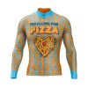 Pedalling For Pizza Long Sleeve Cycling Jersey