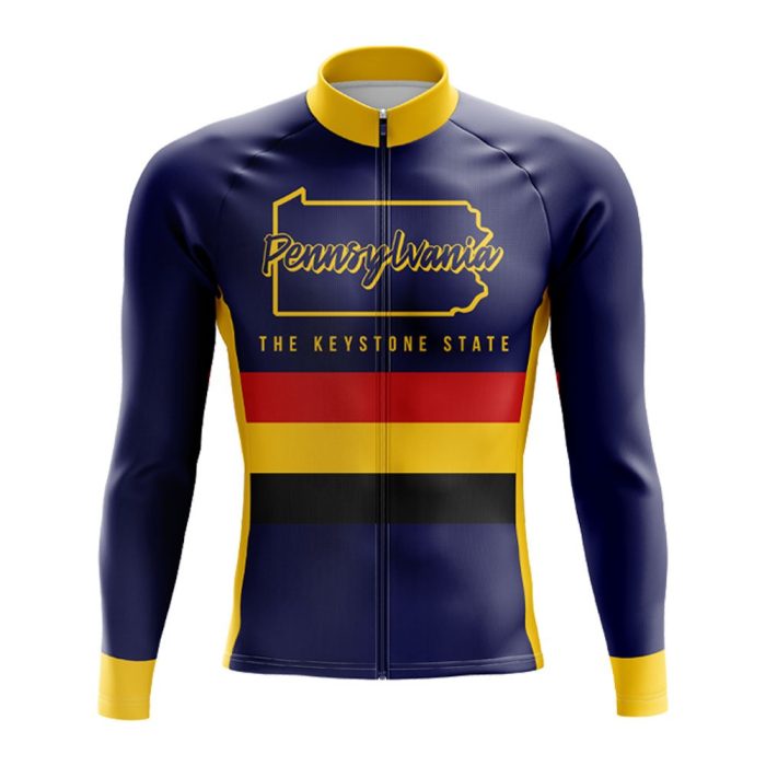 Pennsylvania Long Sleeve Cycling Jersey