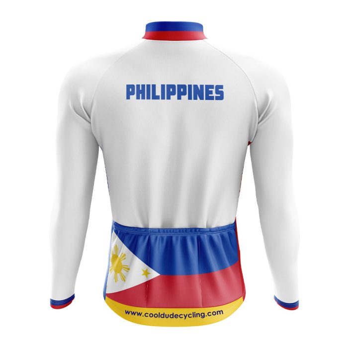 Philippines Long Sleeve Cycling Jersey - Image 2