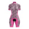 Pink Leopard Womens Cycling Kit