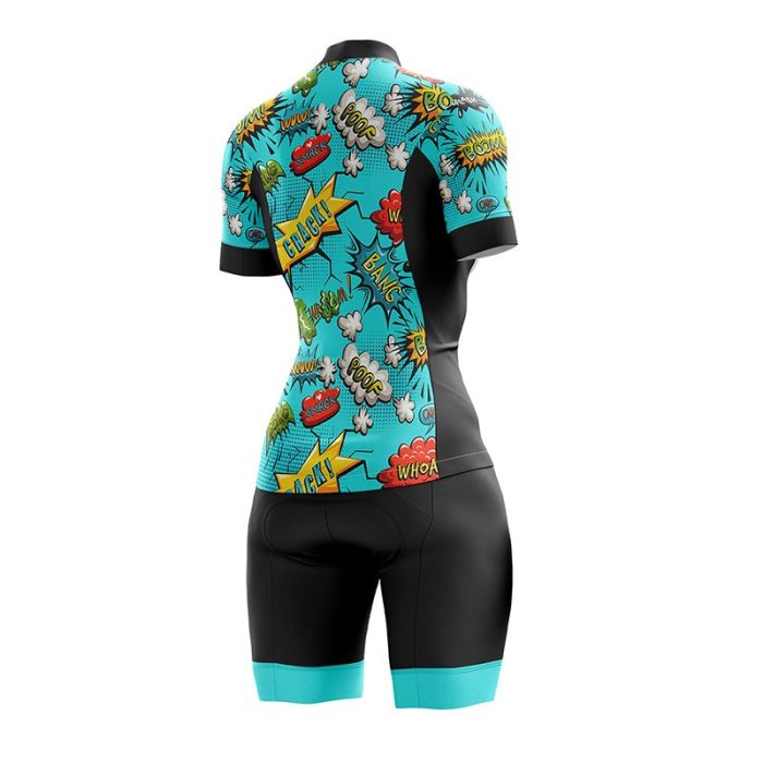 Pop Art Pattern Ladies Cycling Kit - Image 2