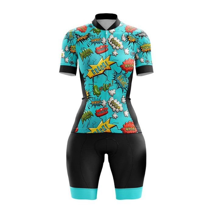 Pop Art Pattern Ladies Cycling Kit