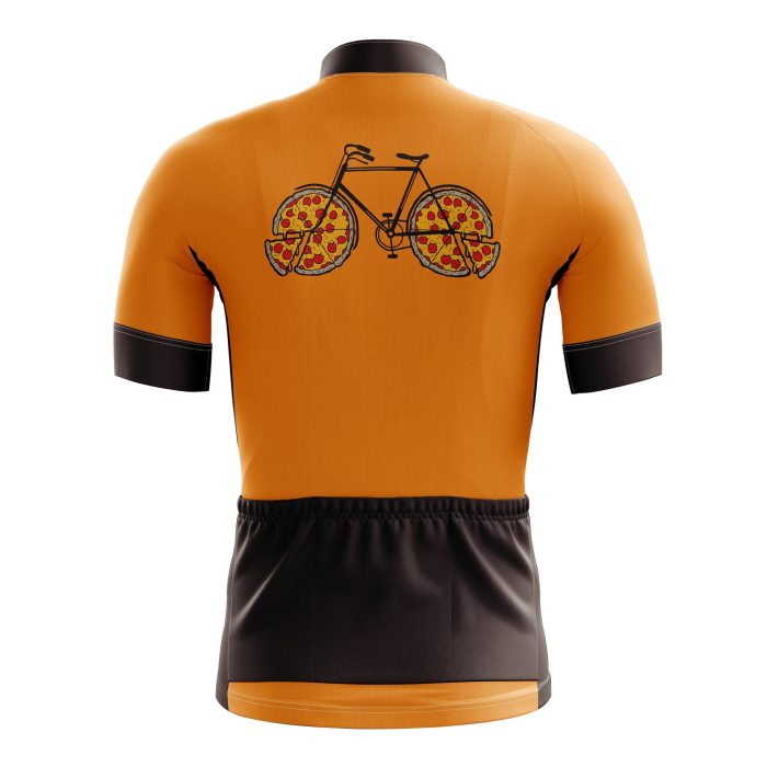 Powered By Pizza Cycling Jersey - Image 2