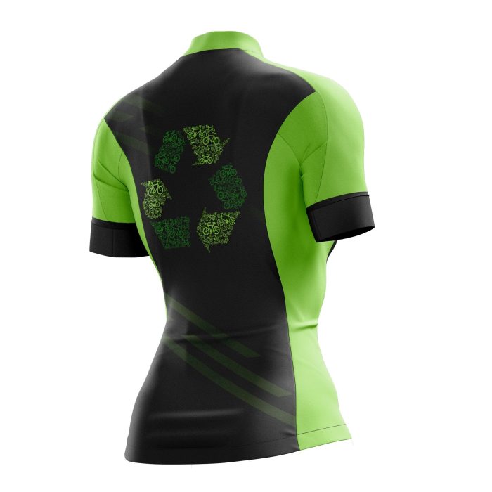 Recycling Art Female Cycling Jersey - Image 2