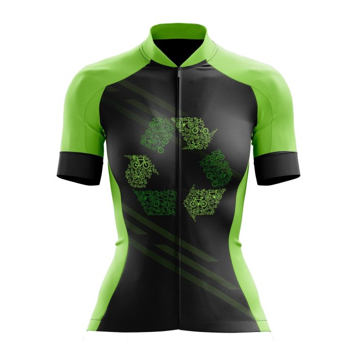 Recycling Art Female Cycling Jersey