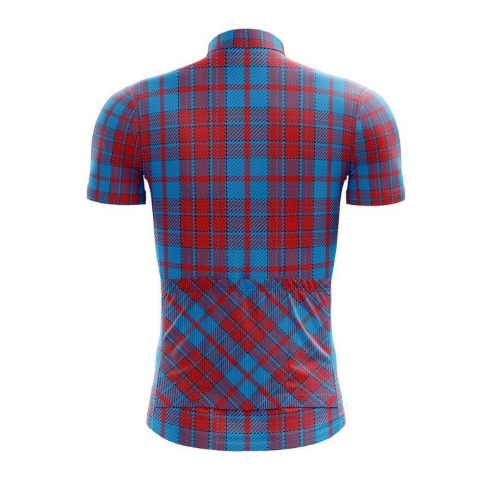 Red & Blue Lumberjack Cycling Jersey - Image 2