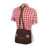 Red Lederhosen Cycling Jersey & Shorts Set - Image 2