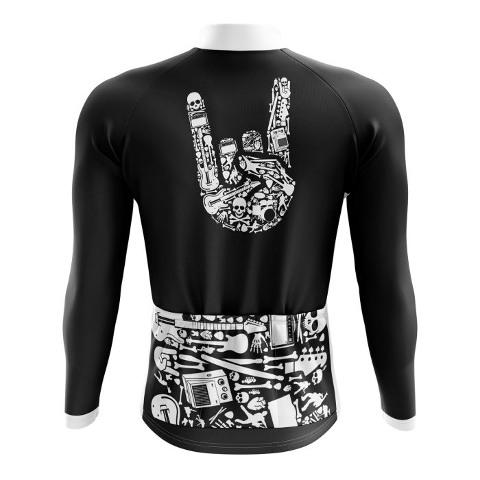 Rock On Long Sleeve Cycling Jersey - Image 2