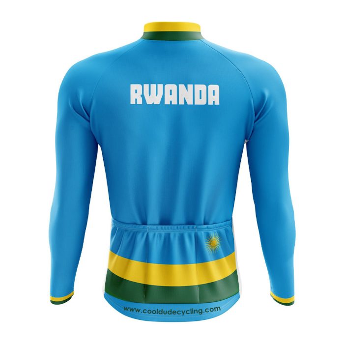 Rwanda Long Sleeve Cycling Jersey - Image 2