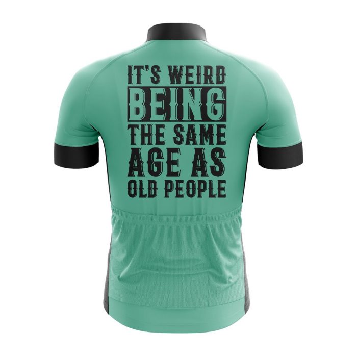 Same Age As Old People Cycling Jersey - Image 2
