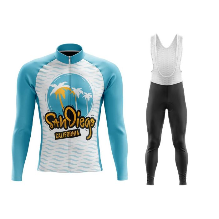 San Diego Long Sleeve Winter Cycling Jersey & Pants