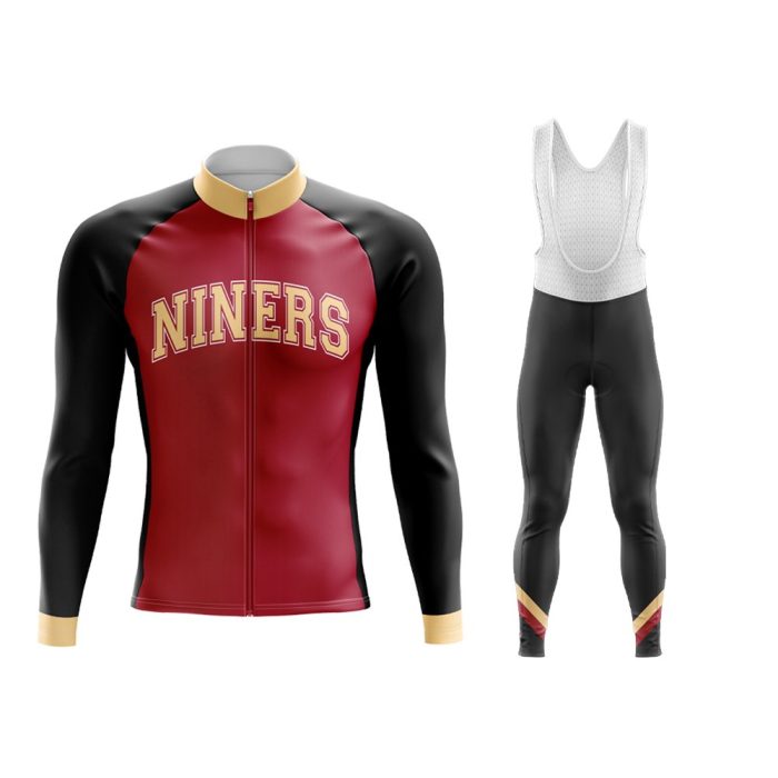 San Francisco Football Long Sleeve Cycling Jersey & Pants