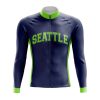 Seattle Football Long Sleeve Cycling Jersey