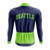 Seattle Football Long Sleeve Cycling Jersey - Image 2