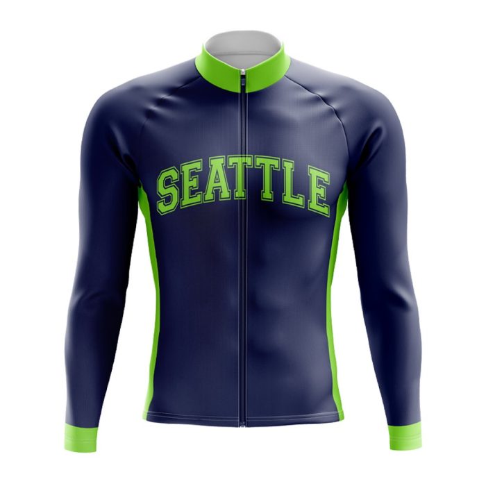Seattle Football Long Sleeve Cycling Jersey