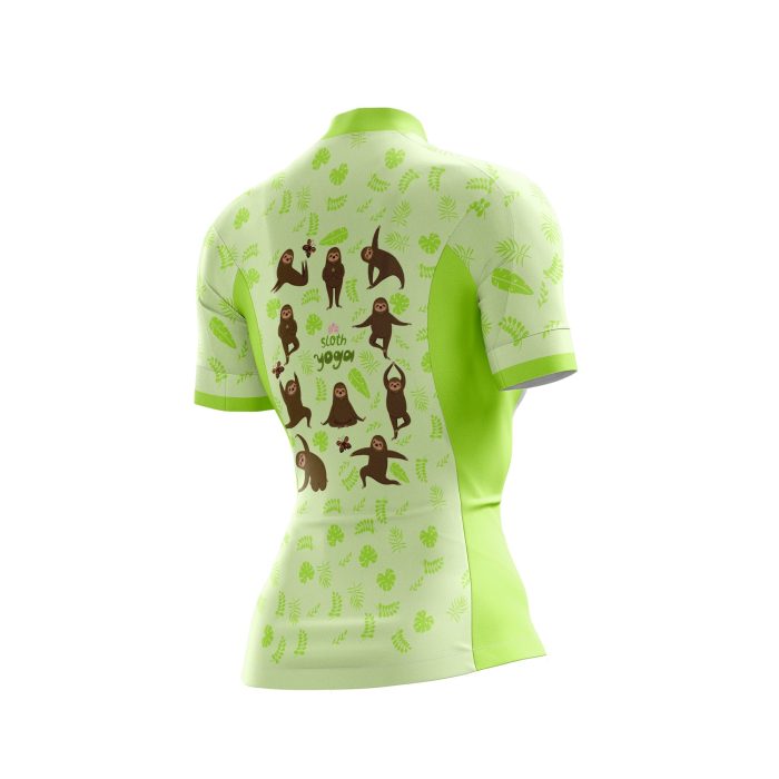 Sloth Yoga Female Cycling Jersey - Image 2