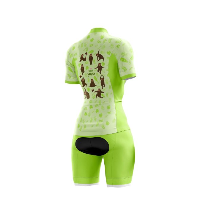 Sloth Yoga Female Cycling Kit - Image 2