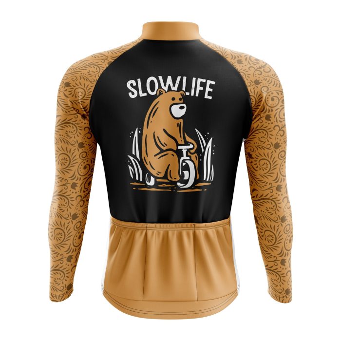 Slow Life Long Sleeve Cycling Jersey - Image 2