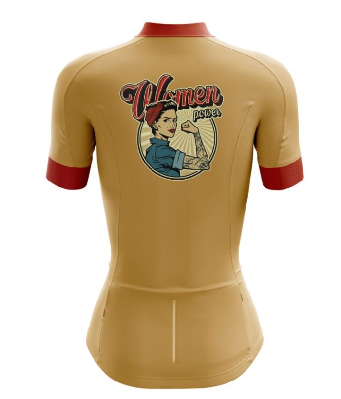 Strong Woman Cycling Jersey - Image 2