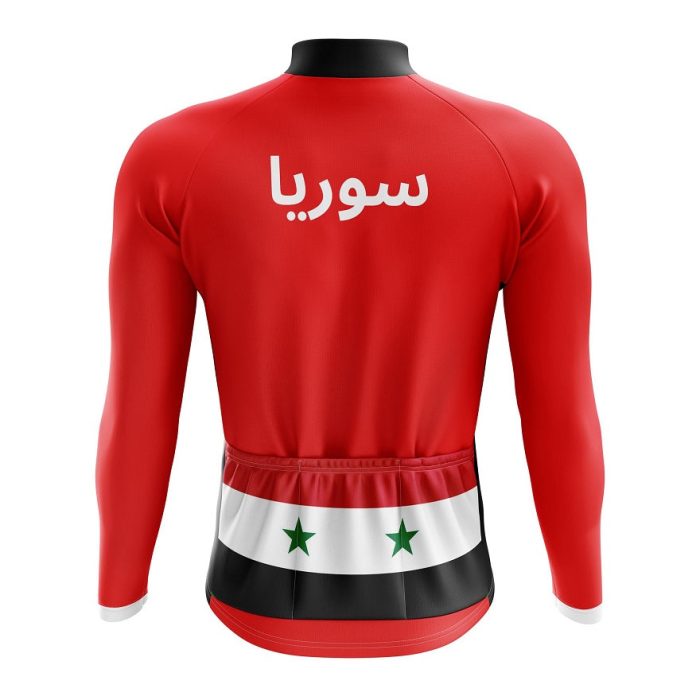Syria Long Sleeve Cycling Jersey - Image 2