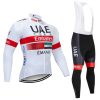 Team UAE Emirates Long Sleeve Winter Cycling Jersey & Pants - Image 2