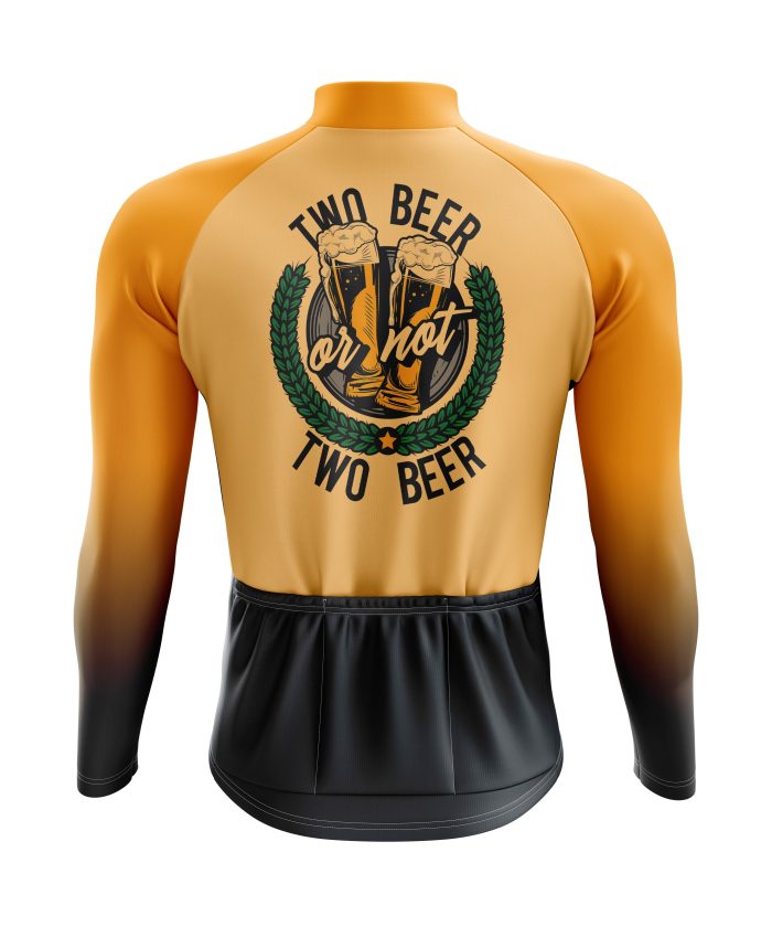 Two Beer Long Sleeve Cycling Jersey - Image 2