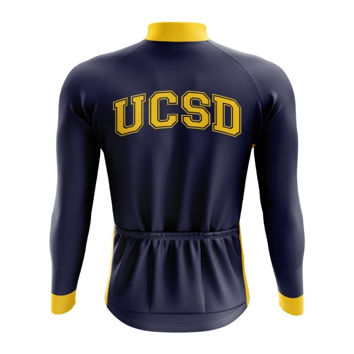UCSD Long Sleeve Cycling Jersey - Image 2