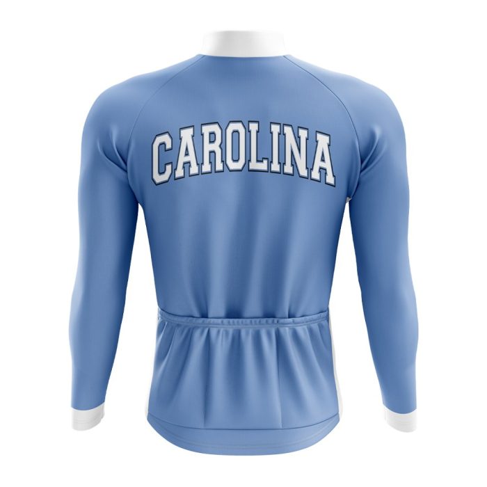 University Of North Carolina Long Sleeve Cycling Jersey - Image 2