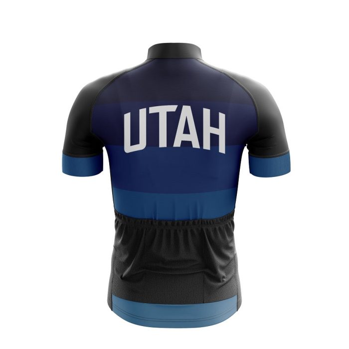 Utah Blue Cycling Jersey - Image 2