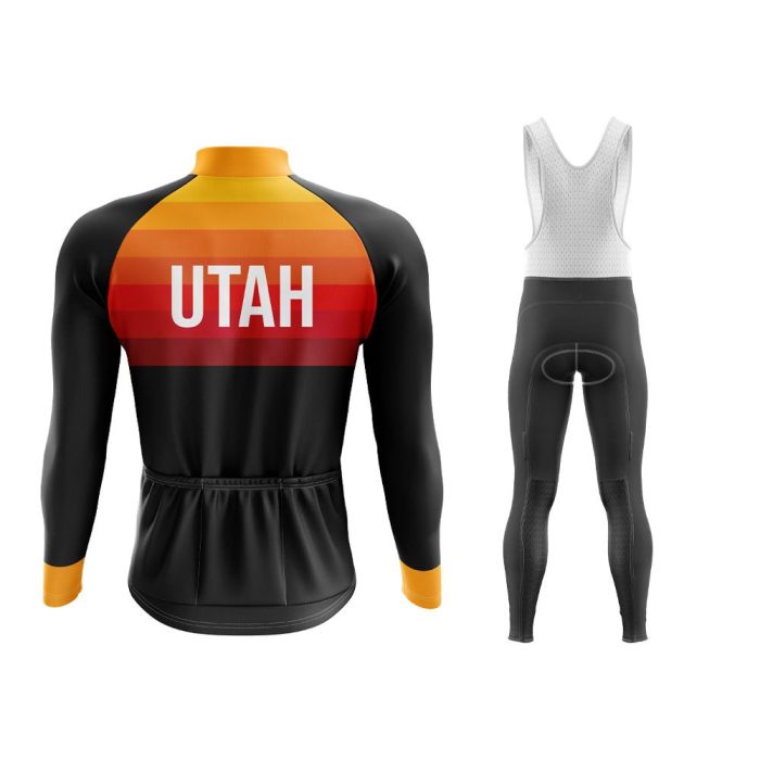 Utah Long Sleeve Winter Cycling Jersey & Pants - Image 2