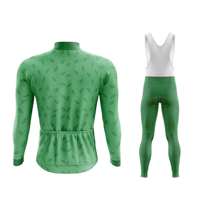 Vegan Cyclist Long Sleeve Winter Cycling Jersey & Pants - Image 2