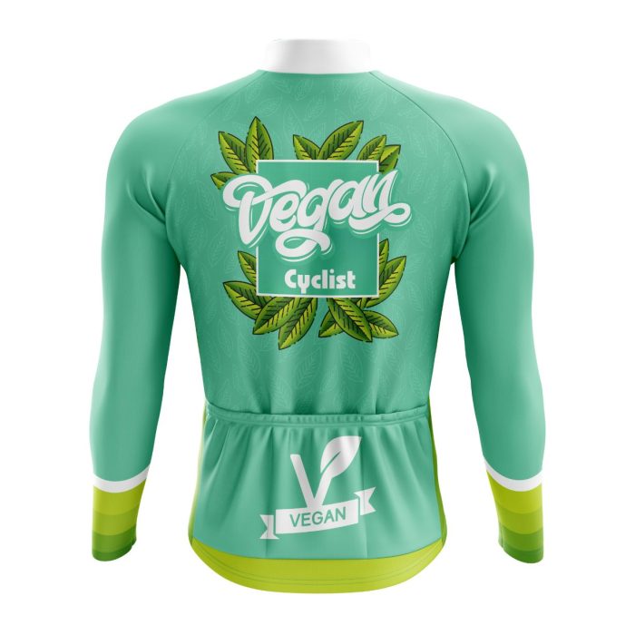 Vegan Long Sleeve Cycling Jersey - Image 2