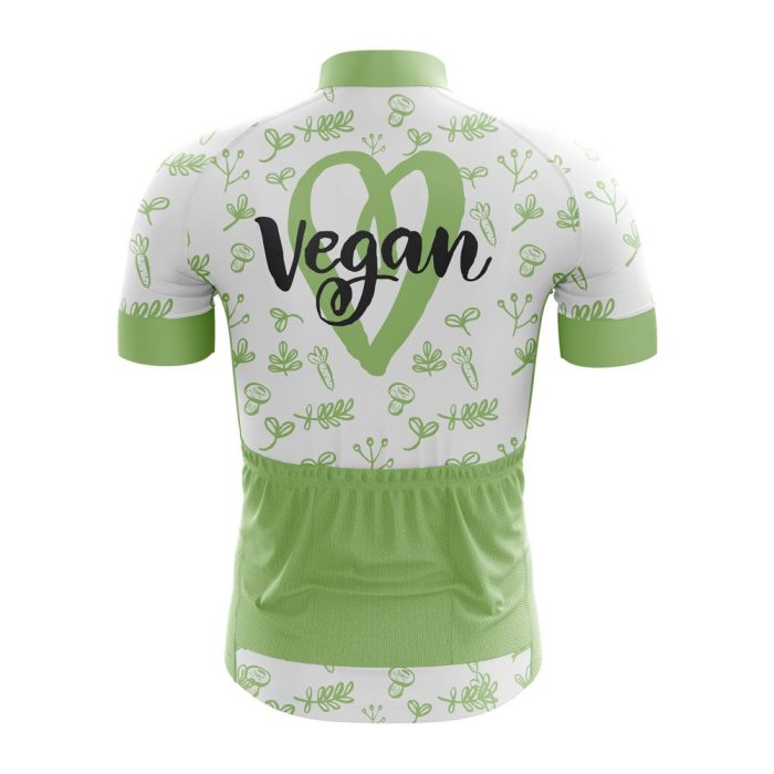 Vegan Pretzel Heart Cycling Jersey - Image 2