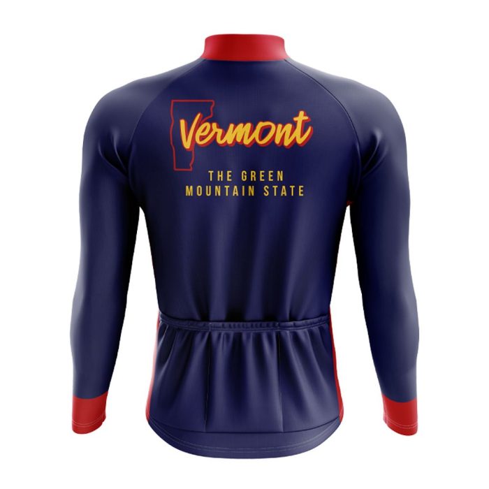 Vermont Long Sleeve Cycling Jersey - Image 2