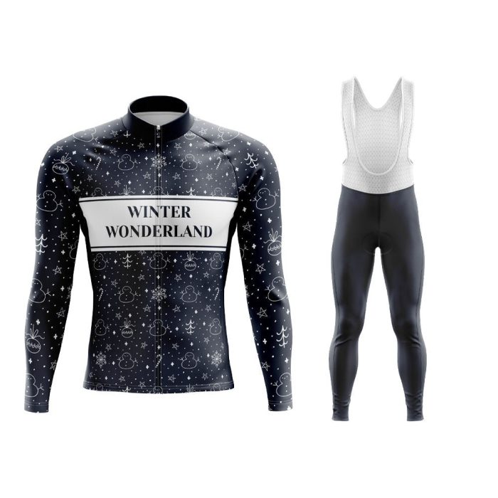 Winter Wonderland Long Sleeve Winter Cycling Kit